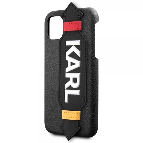 Karl Lagerfeld iPhone 11 Skal Strap Cover Svart