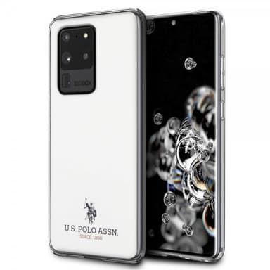 U.S. Polo Samsung Galaxy S20 Ultra Skal med Logo Vit