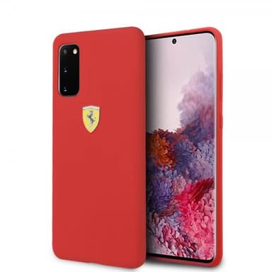 Ferrari Samsung Galaxy S20 Skal med Logo Röd