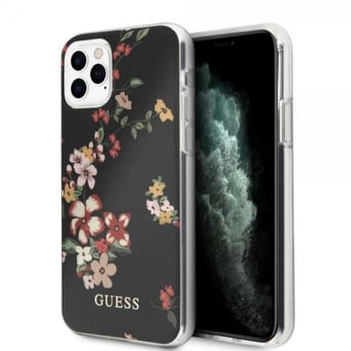 Guess iPhone 11 Pro Skal Flower Edition N.4 Svart