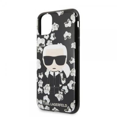 Karl Lagerfeld iPhone 11 Pro Max Skal Flower Cover Svart
