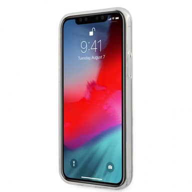 Guess iPhone 12 Pro Max Skal 3D Raised Blå