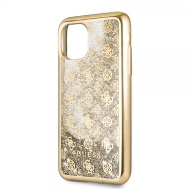 Guess iPhone 11 Pro Max Skal Glitter Cover Guld