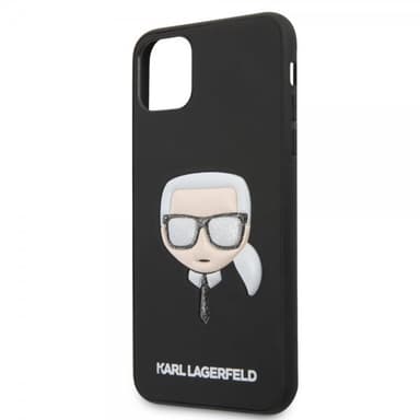 Karl Lagerfeld iPhone 11 Pro Max Skal Iconic Glitter Cover Instansad Svart
