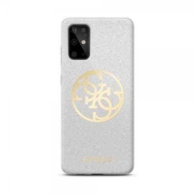 Guess Samsung Galaxy S20 Ultra Skal Glitter Circle Grå