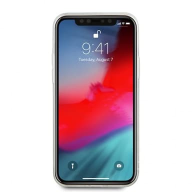 Guess iPhone 12 Pro Max Skal Liquid Glitter Rosa