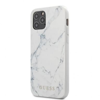 Guess iPhone 12 Pro Max Skal Marble Cover Vit