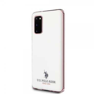 U.S. Polo Samsung Galaxy S20 Skal med Logo Vit