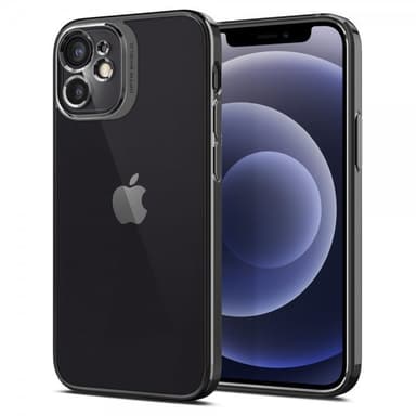 Spigen iPhone 12 Mini Skal Optik Crystal Chrome Grey