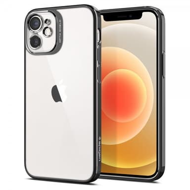Spigen iPhone 12 Mini Skal Optik Crystal Chrome Grey