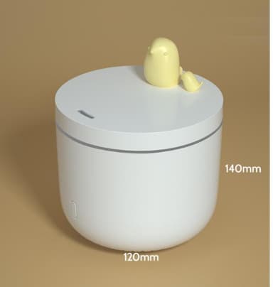Essential Oil Diffuser och luftfuktare Vit