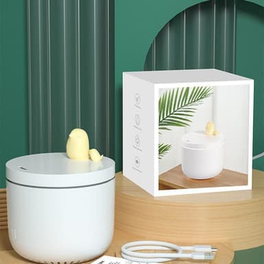 Essential Oil Diffuser och luftfuktare Vit