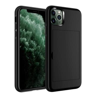 iPhone 11 Pro skal med kortfack Svart