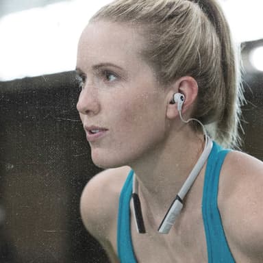 Skullcandy Method trådlösa in-ear hörlurar (vit)