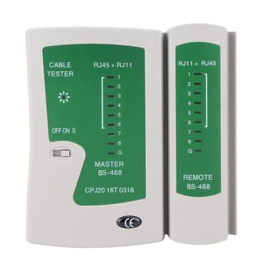 Kabeltestare för nätverk och telefon RJ45 / RJ11