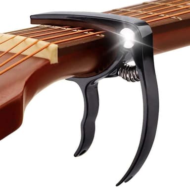 Universell gitarr capo - Svart