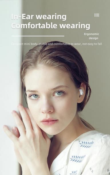 Bluetooth hörlurar M31 TWS Vit