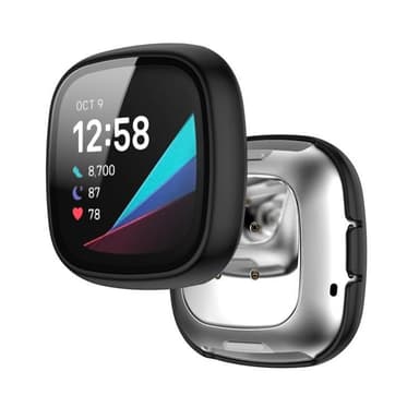 Skärmskydd/skal Fitbit Versa 3 Svart
