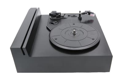 Portabel vinylspelare med bluetooth Svart