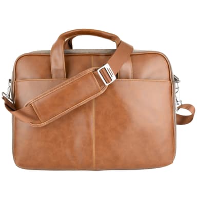 Sandstrøm 15,6" Datorfodral PU-läder (brun)