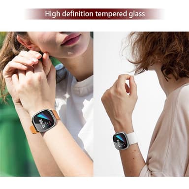 Fitbit Versa 3 Skärmskydd/skal Transparent