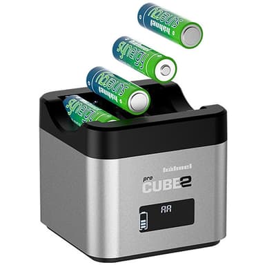 Hähnel Procube 2 tvillingladdare för Nikon