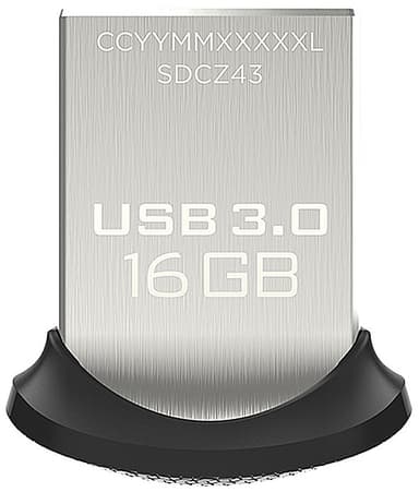 SanDisk Ultra Fit USB minne 3.0 (16 GB)