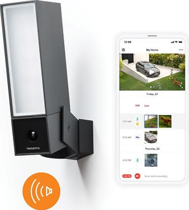 Netatmo Smart Outdoor Camera med siren NOC01EU