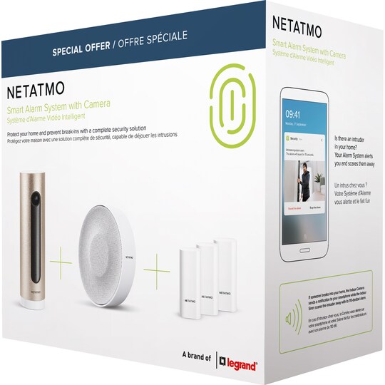 Netatmo Smart Alarm System med Camera-bundle