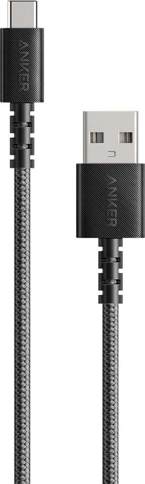 Anker PowerLine Select Plus USB-A till USB-C kabel 0.9 m (svart)