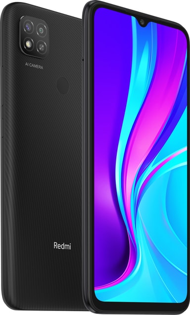 Xiaomi Redmi 9C NFC smartphone 3/64GB (midnight gray) - Elgiganten