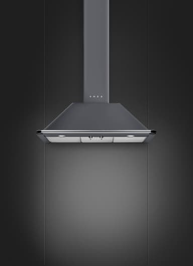 Smeg Serie Victoria Vägghängd Köksfläkt KT90GRE (grå 90cm)