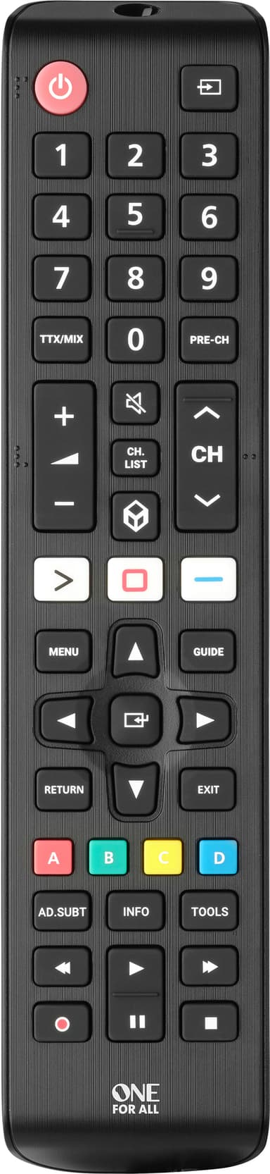 One For All URC4910 fjärrkontroll till Samsung TV