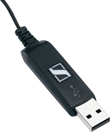 Sennheiser PC 7 USB mono hörlurar (svart)