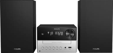 Philips micro Hi-Fi-system TAM3205/12 (svart/silver)