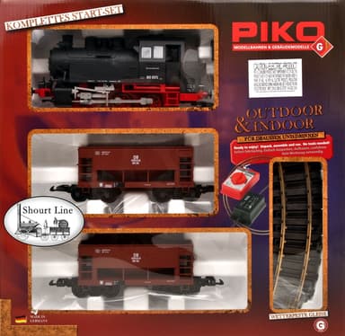 PIKO Train G startpaket - BR80 med godsvagnar