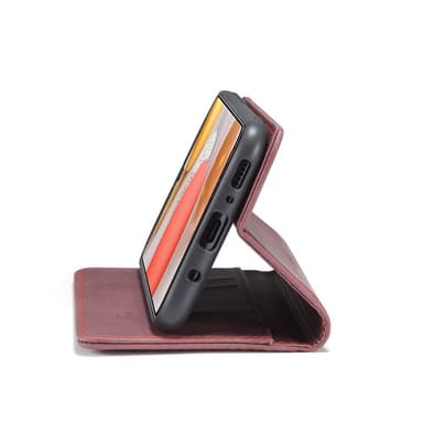 CASEME Plånboksfodral Samsung Galaxy S21+ (Plus) - VinRöd