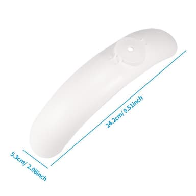 Framskärm / Mudguard till Xiaomi Mijia M365 / M365 Pro - Vit