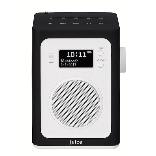 Juice Bärbar Radio SJUPBL14E (svart)