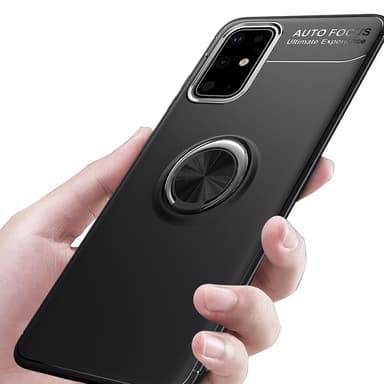 Samsung Galaxy S20 FE TPU skal med Finger Ring - Svart