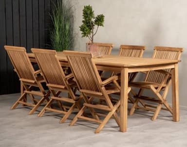 Utebord / matbord kenya 220x100 cm - teak
