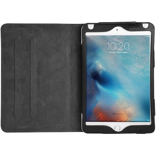 Sandstrøm Fodral i läder till iPad mini 4 (svart)