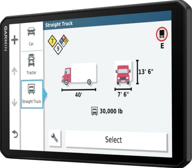 Garmin Dezl LGV800 GPS för lastbil (svart)