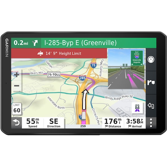 Garmin Dezl LGV800 GPS för lastbil (svart)