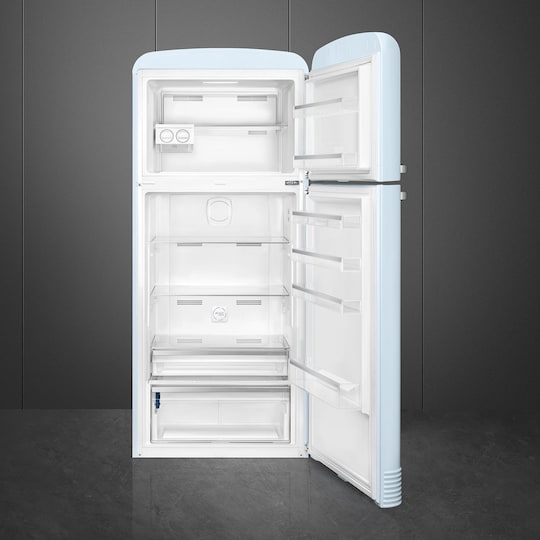 Smeg 50 s Style kylskåp/frys kombiskåp FAB50RPB5 (pastellblå)