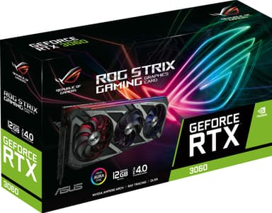 ASUS GeForce RTX 3060 ROG Strix 12GB graphics card