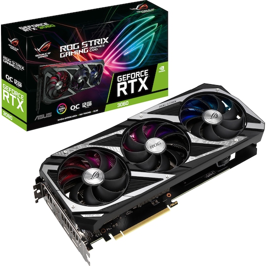 ASUS GeForce RTX 3060 ROG Strix OC 12GB graphics card