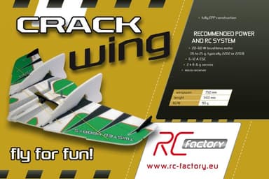 RCF FUN Crack Wing Kit - Grön