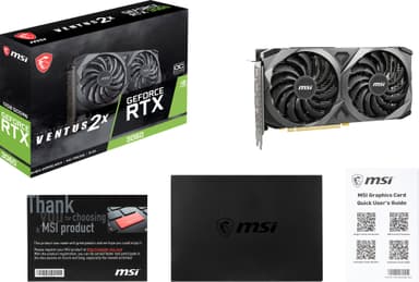 MSI RTX 3060 VENTUS 2X OC 12GB grafikkort