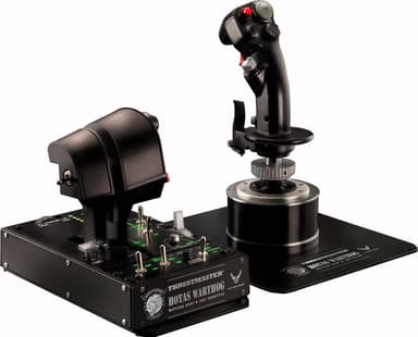 Thrustmaster Hotas Warthog PC gasreglage och joystick